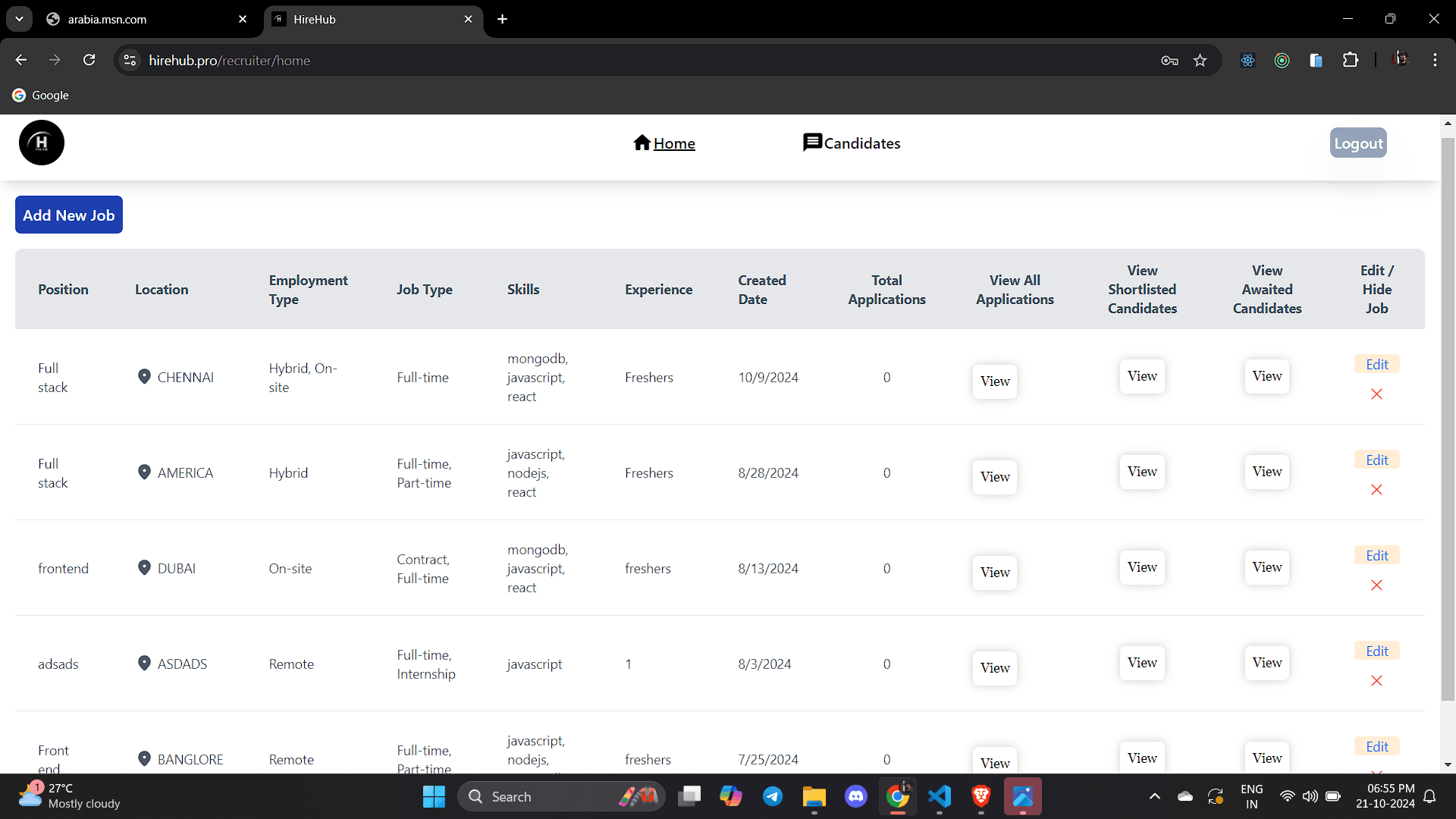 Hirehub screenshot 15